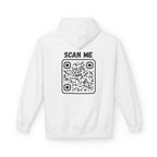 Scan For Nudes QR Woman Kangaroo Pockets Hoodie