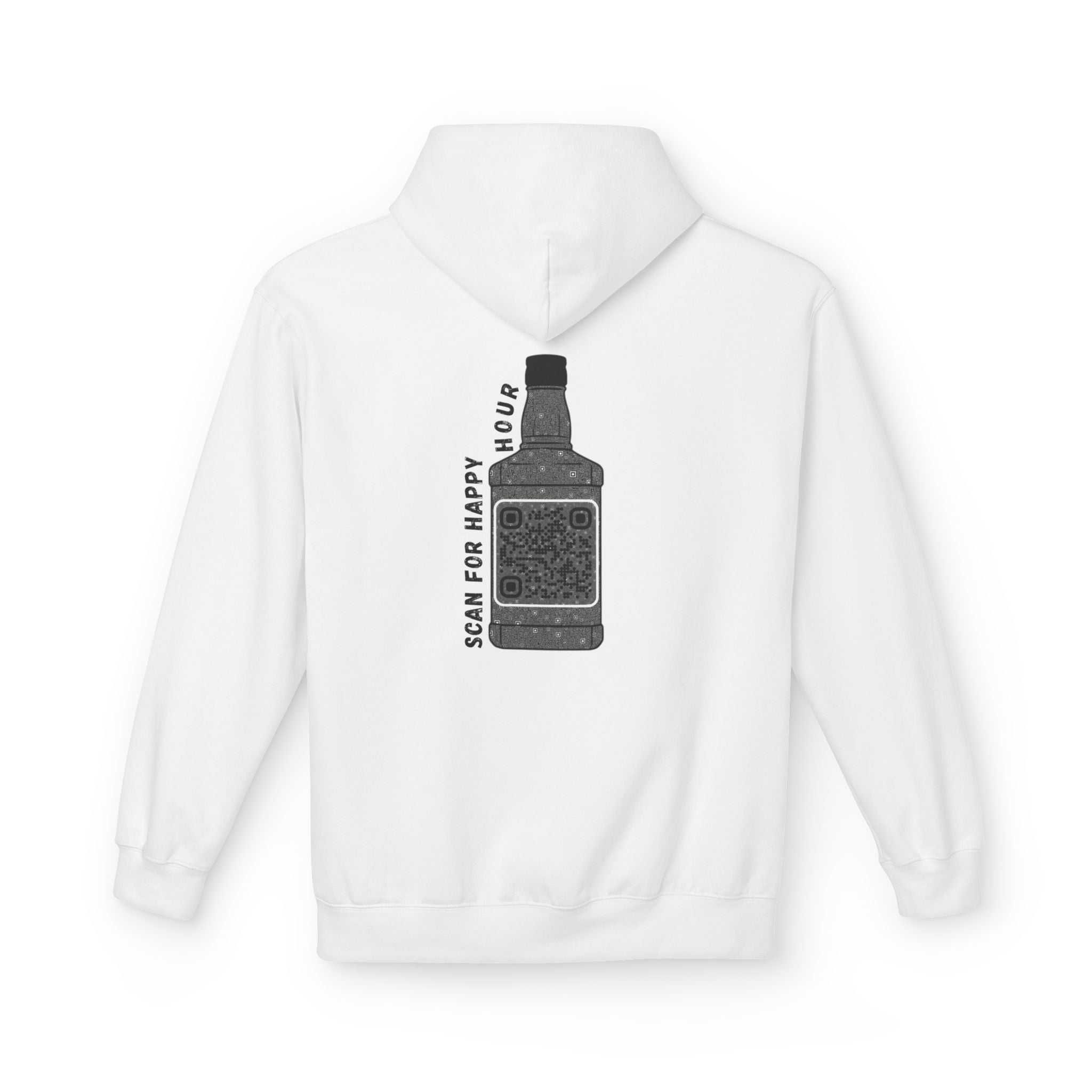 Whiskey QR Unisex Kangaroo Pockets Hoodie