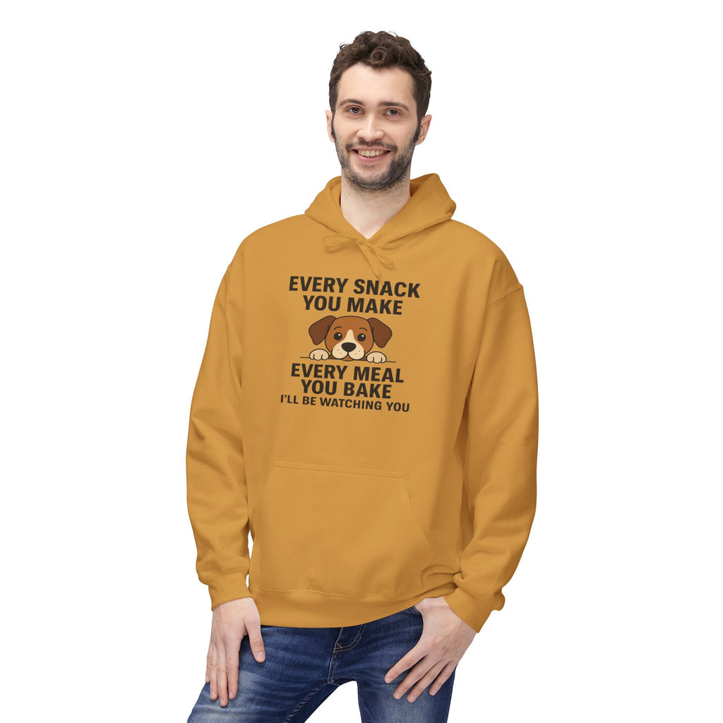 Dog Watching You Unisex Kangaroo Pocket Hoodie