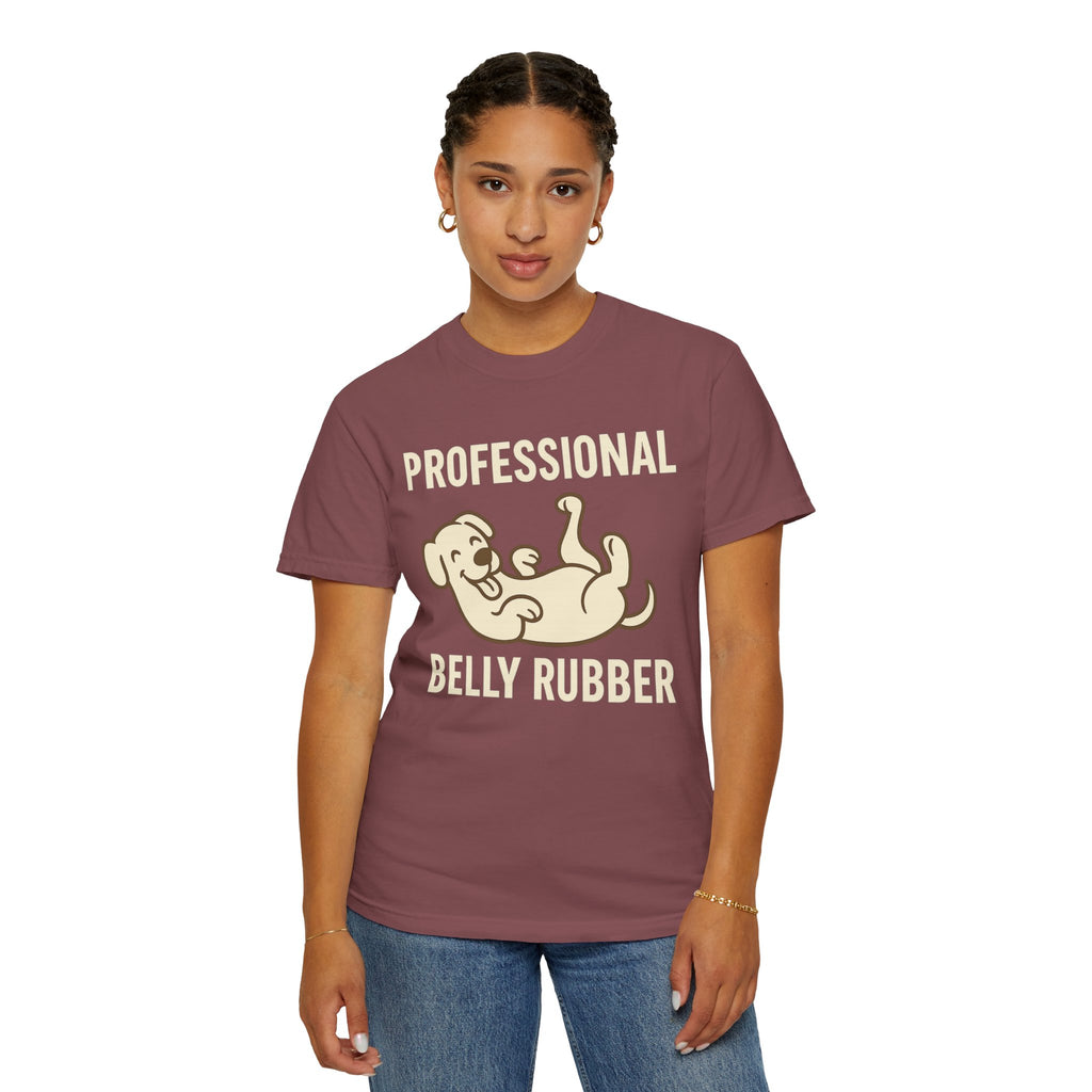 Dog Belly Rubber Unisex T-Shirt