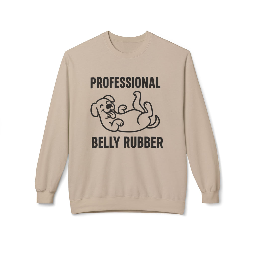 Dog Belly Rubber Unisex Sweatshirt