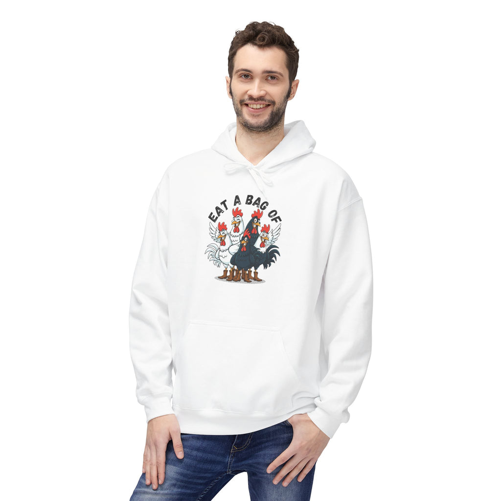 Eat a Bag of .... Funny Unisex Kangaroo Pockets Hoodie