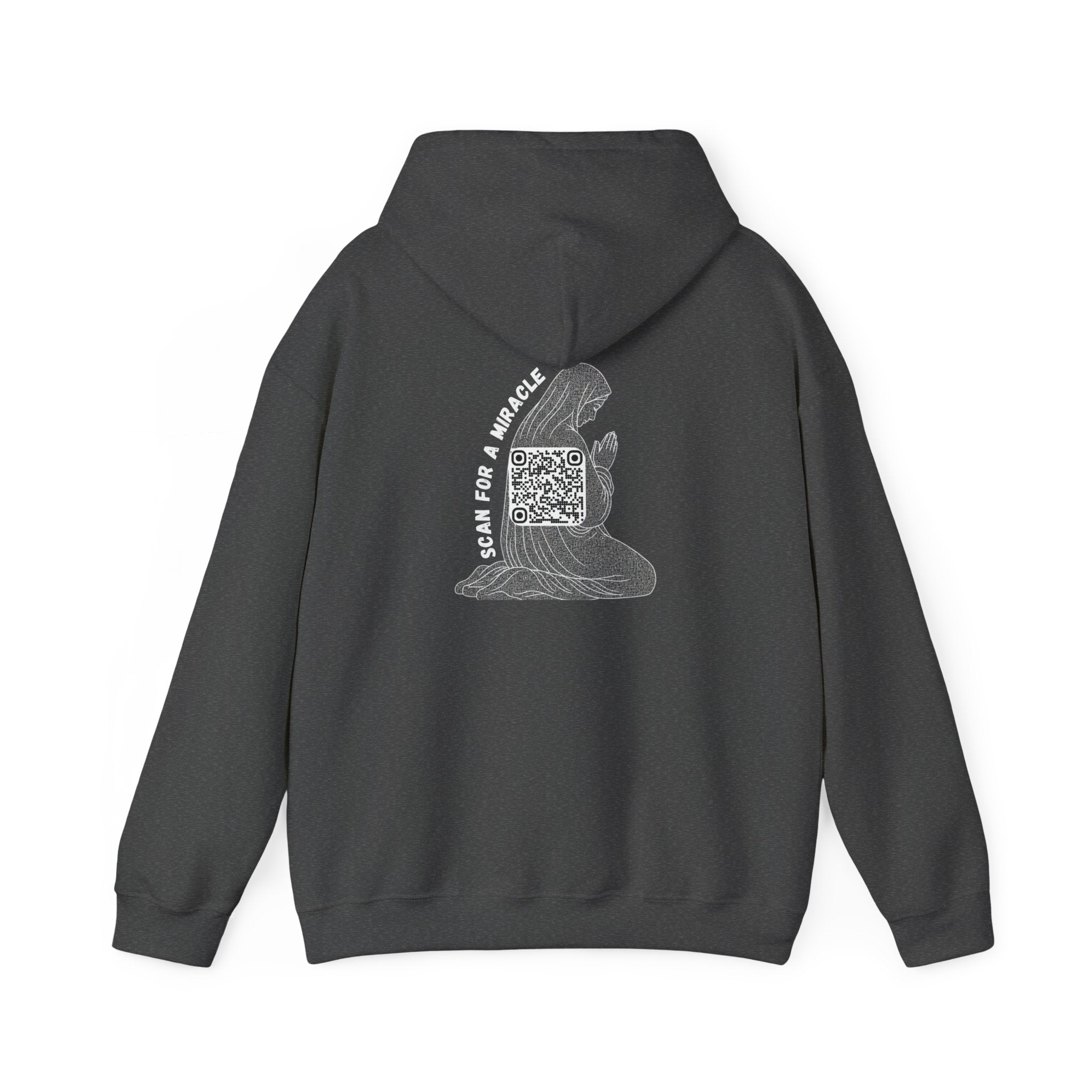 Miracle QR Unisex Kangaroo Pockets Hoodie
