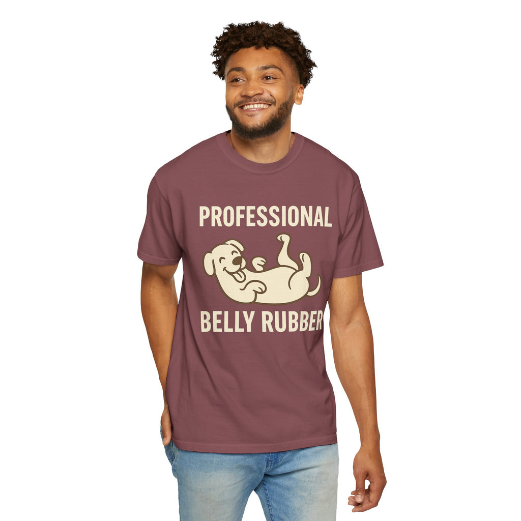 Dog Belly Rubber Unisex T-Shirt