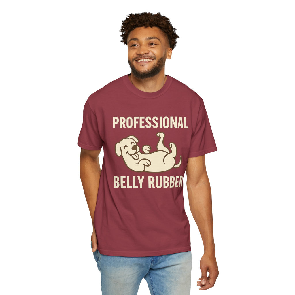 Dog Belly Rubber Unisex T-Shirt