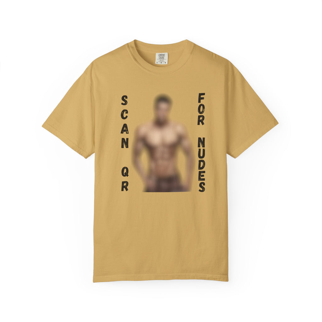 Scan For Nudes QR Man T-Shirt
