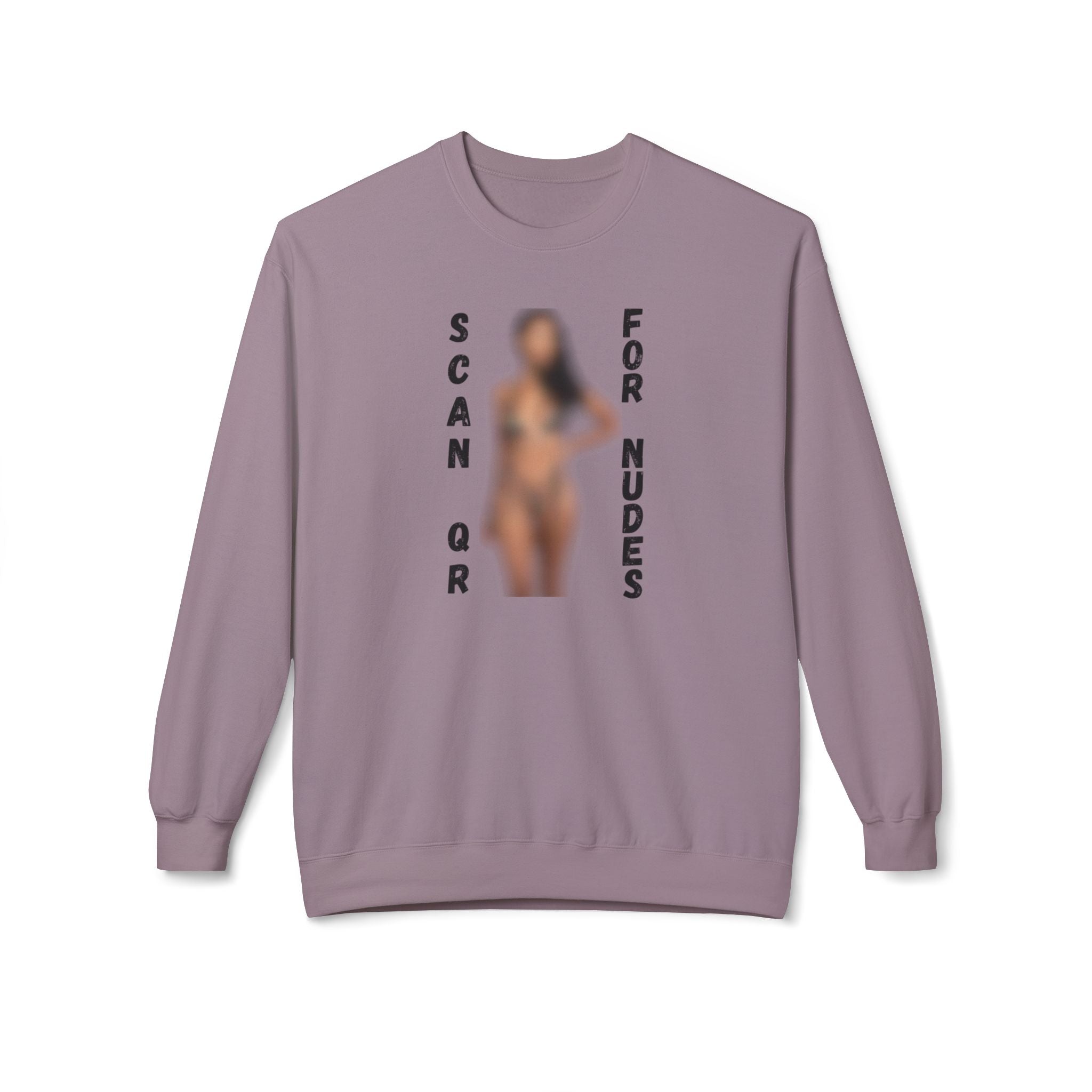 Scan For Nudes QR Woman Sweatshirt