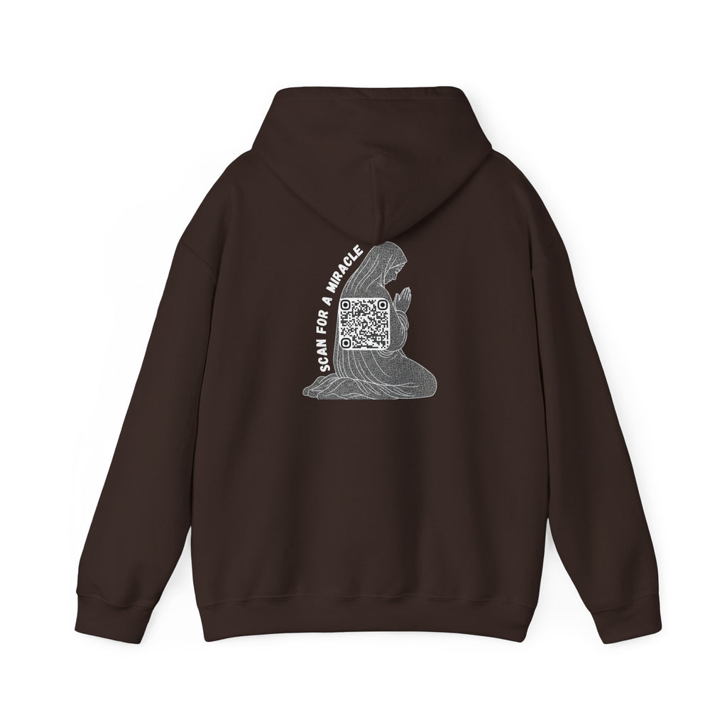 Miracle QR Unisex Kangaroo Pockets Hoodie