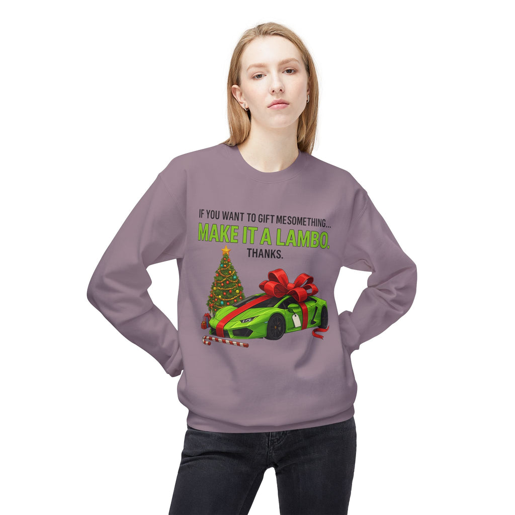 Christmas Gift Make It Lambo Unisex Sweatshirt