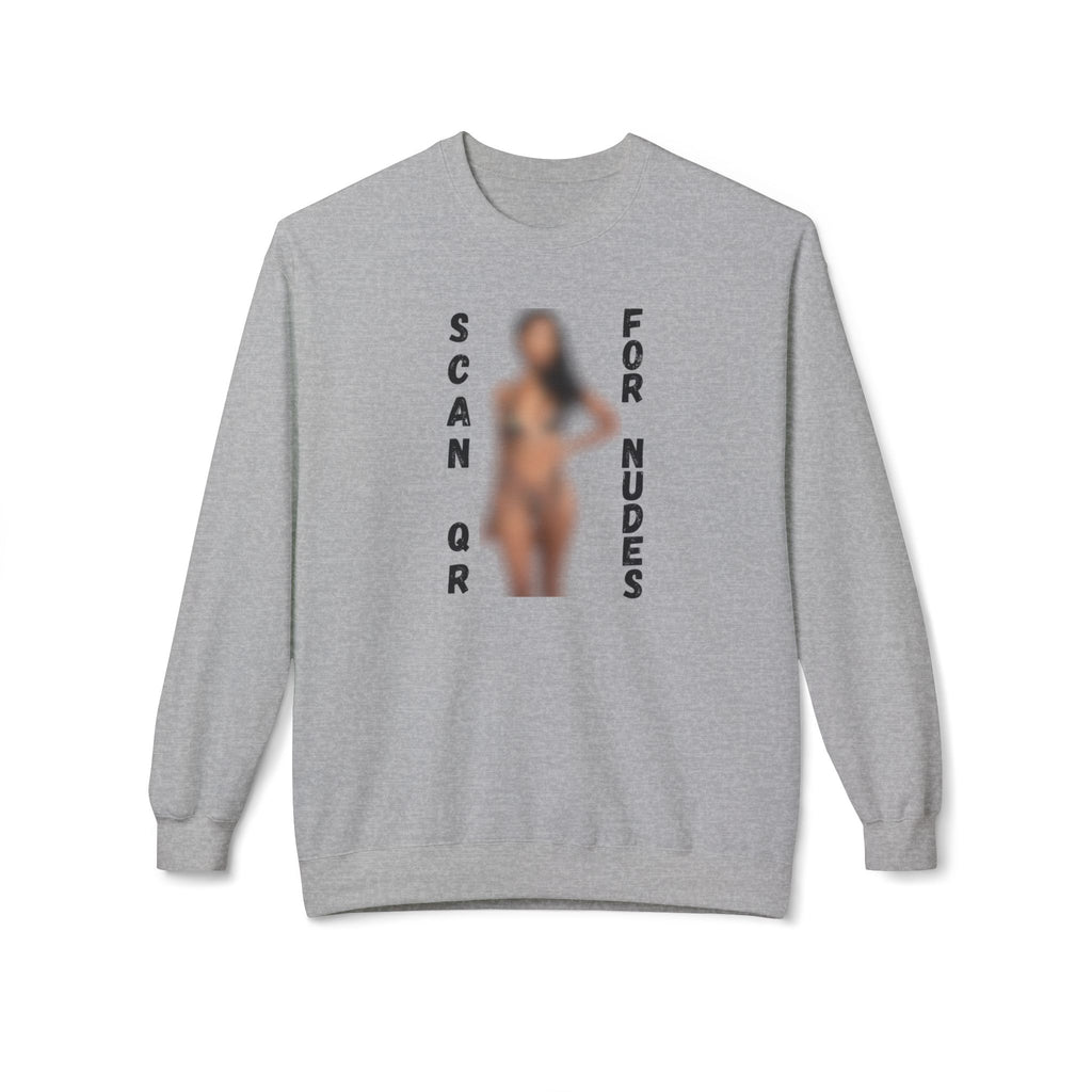Scan For Nudes QR Woman Sweatshirt