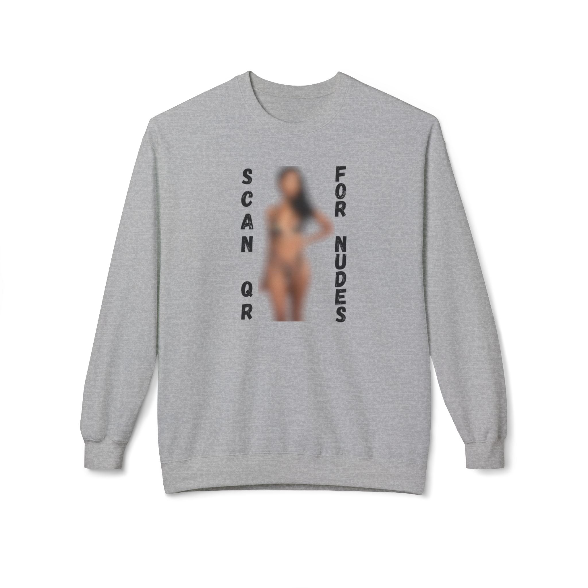 Scan For Nudes QR Woman Sweatshirt