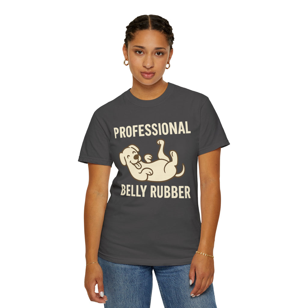 Dog Belly Rubber Unisex T-Shirt