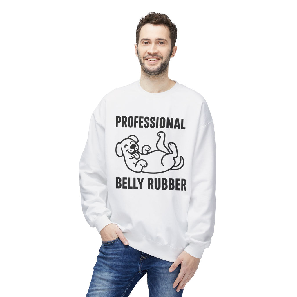 Dog Belly Rubber Unisex Sweatshirt