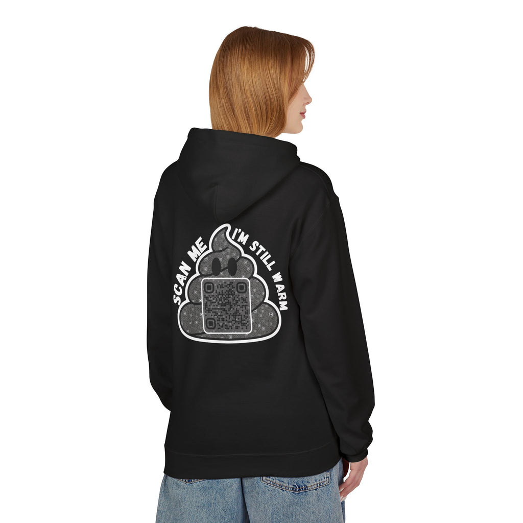 Poop QR Unisex Kangaroo Pockets Hoodie