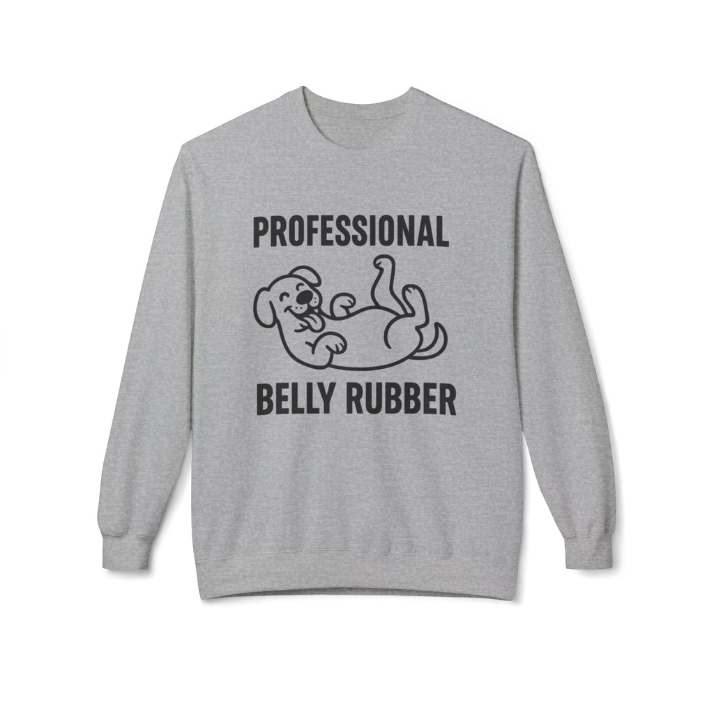 Dog Belly Rubber Unisex Sweatshirt