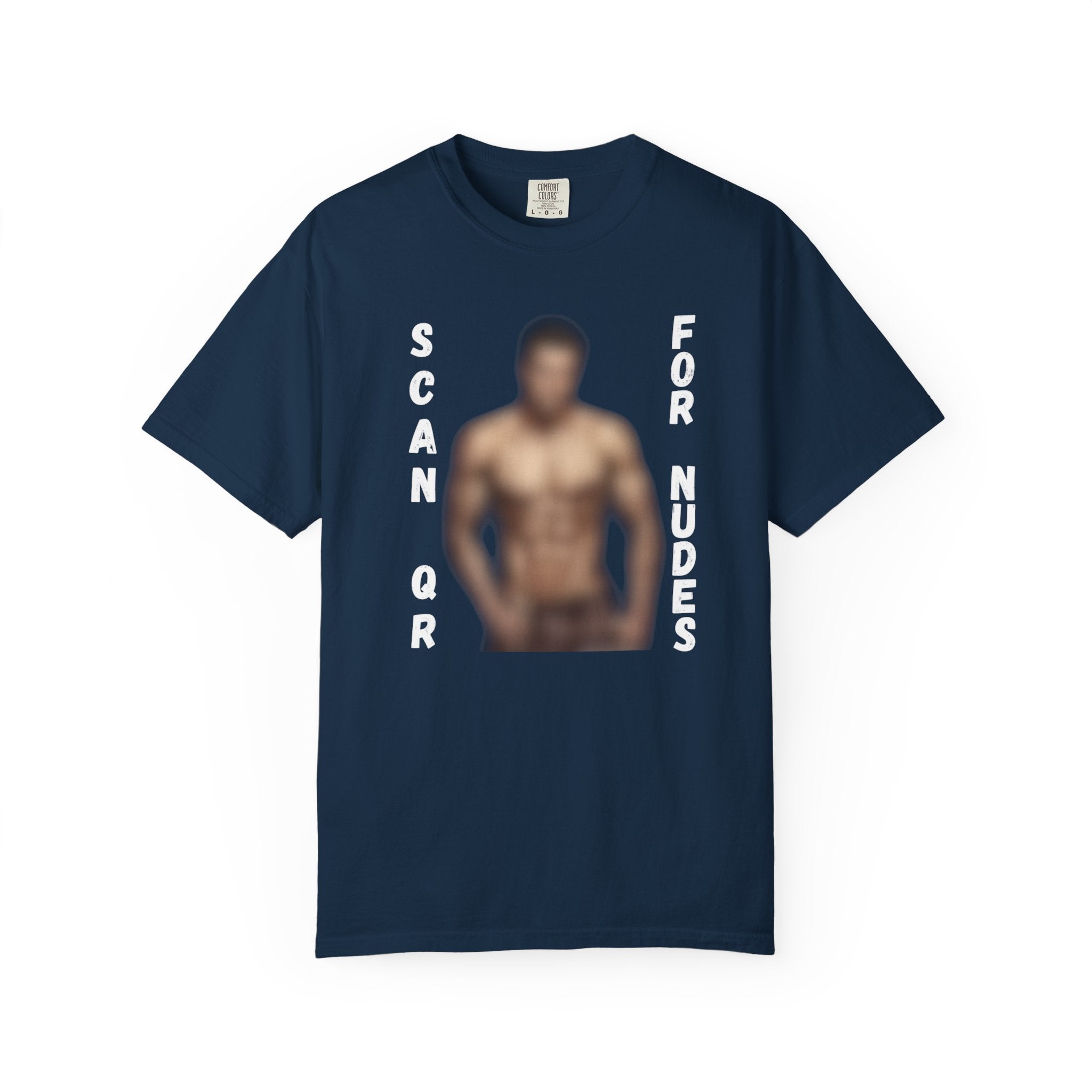 Scan For Nudes QR Man T-Shirt
