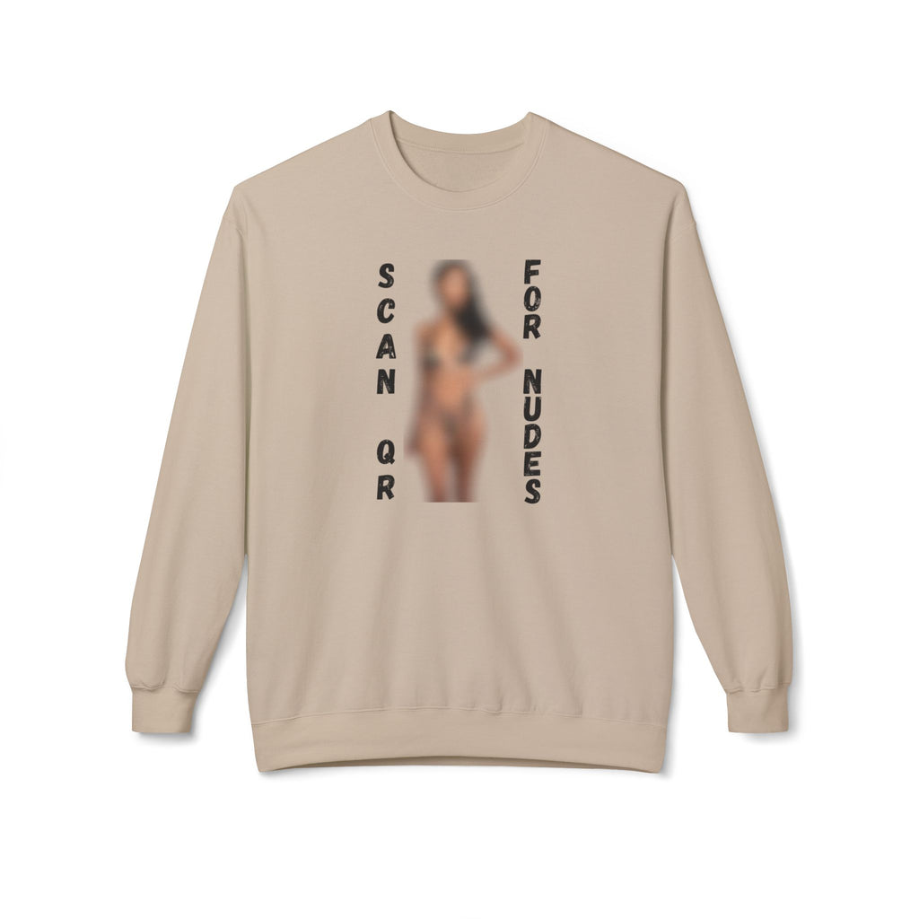 Scan For Nudes QR Woman Sweatshirt