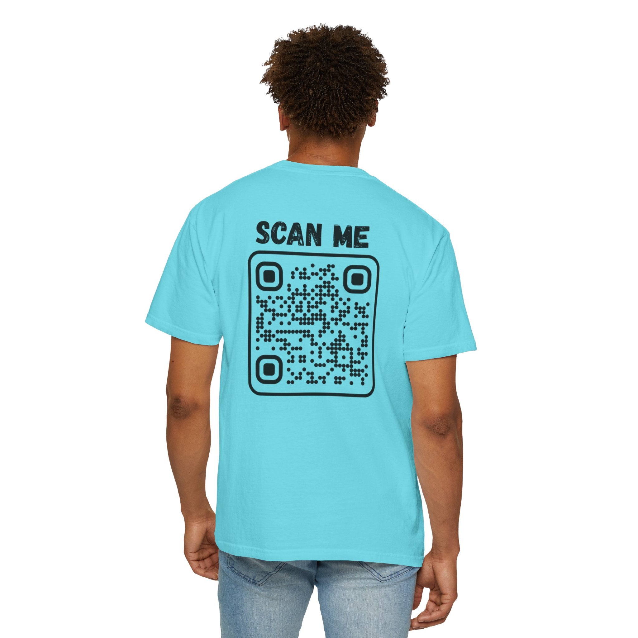Scan For Nudes QR Man T-Shirt