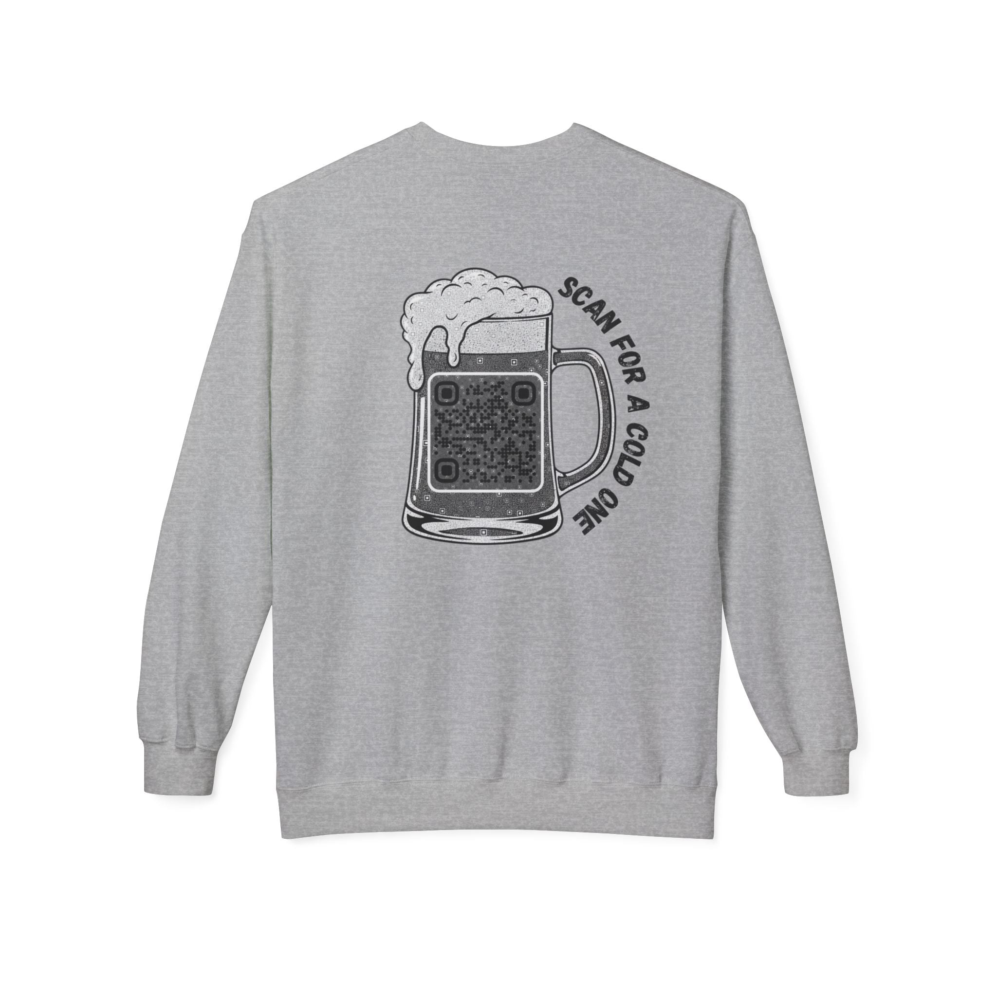 Beer Mug QR Unisex Sweatshirt