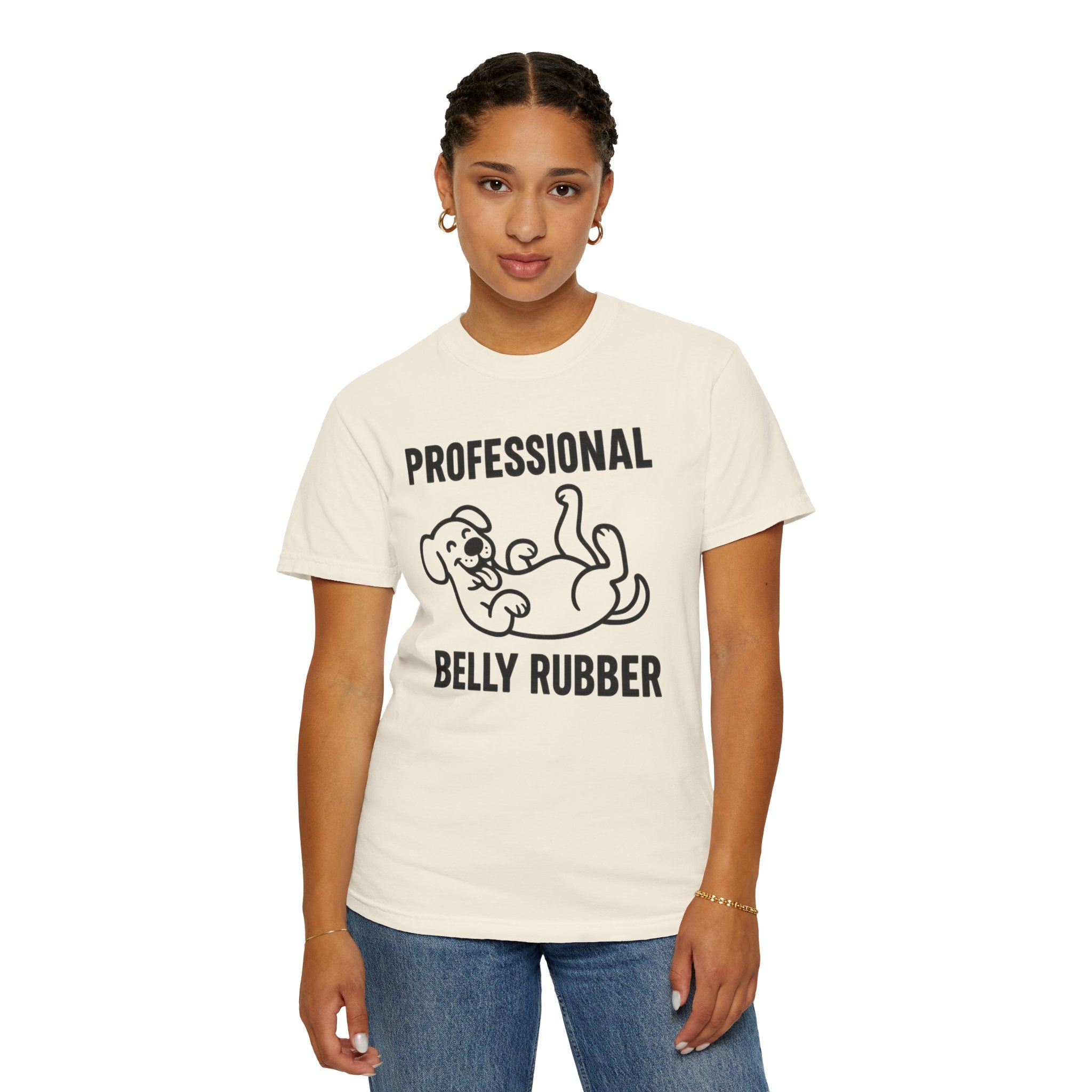 Dog Belly Rubber Unisex T-Shirt