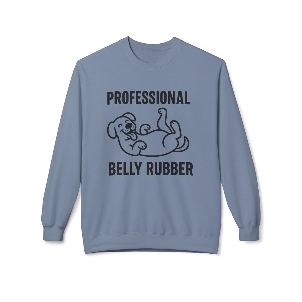 Dog Belly Rubber Unisex Sweatshirt