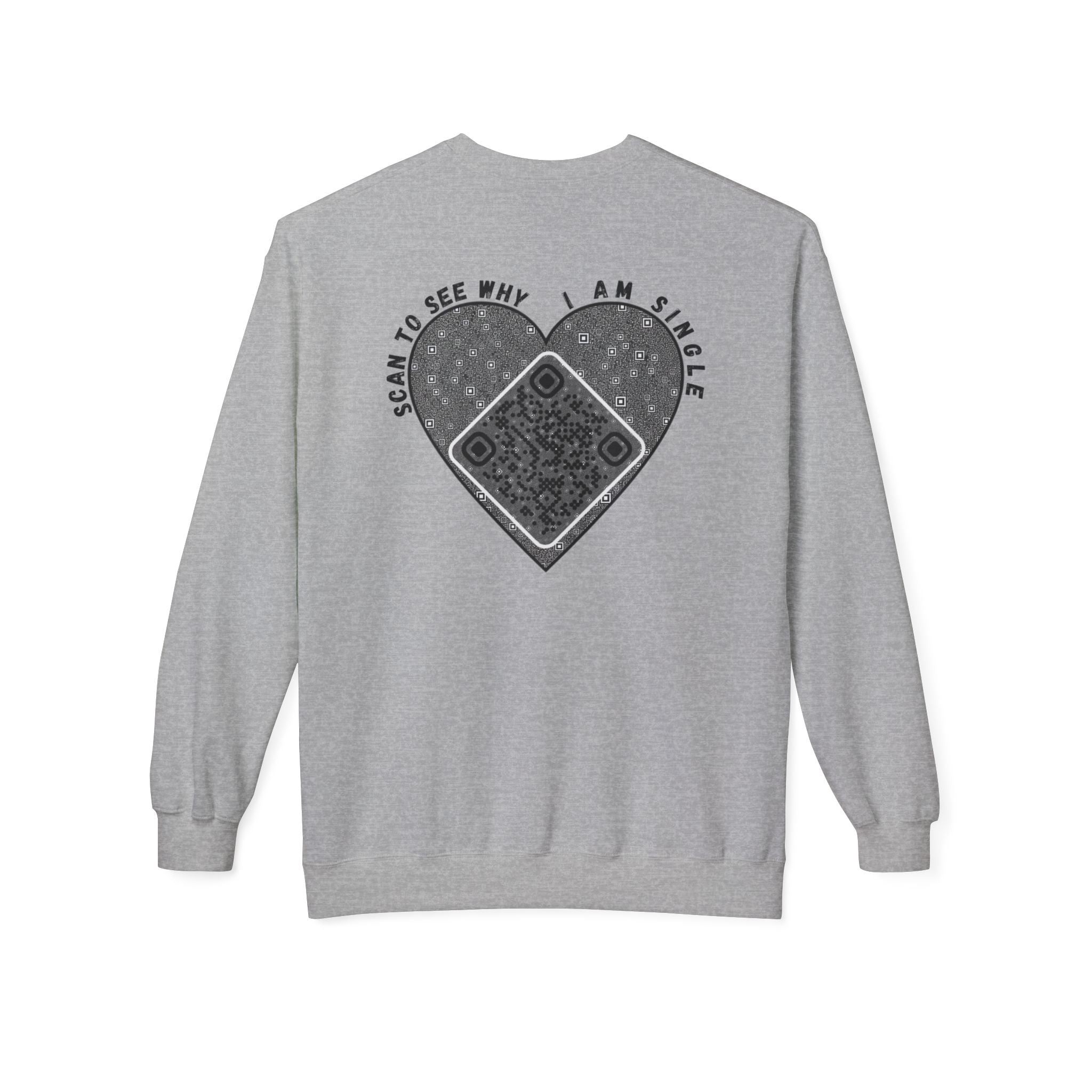 Heart QR Unisex Sweatshirt