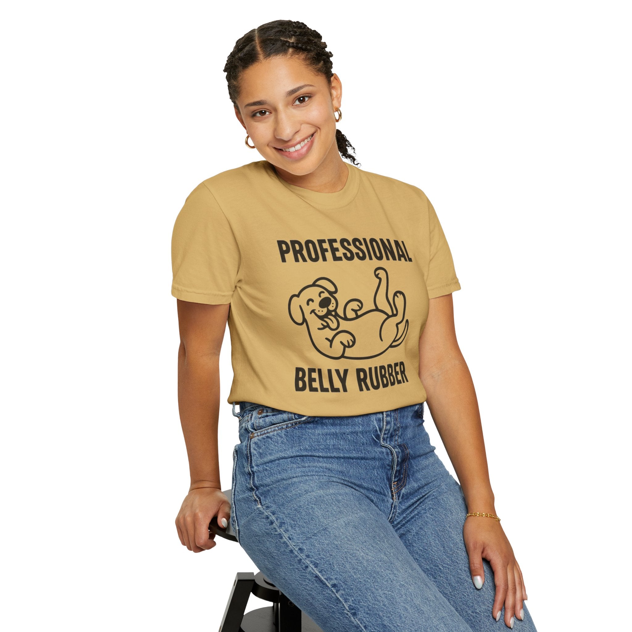 Dog Belly Rubber Unisex T-Shirt
