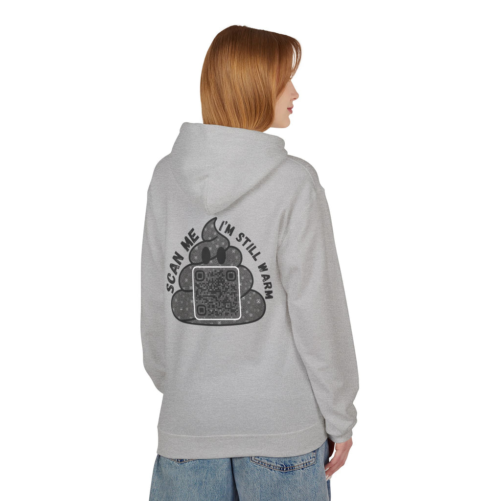 Poop QR Unisex Kangaroo Pockets Hoodie