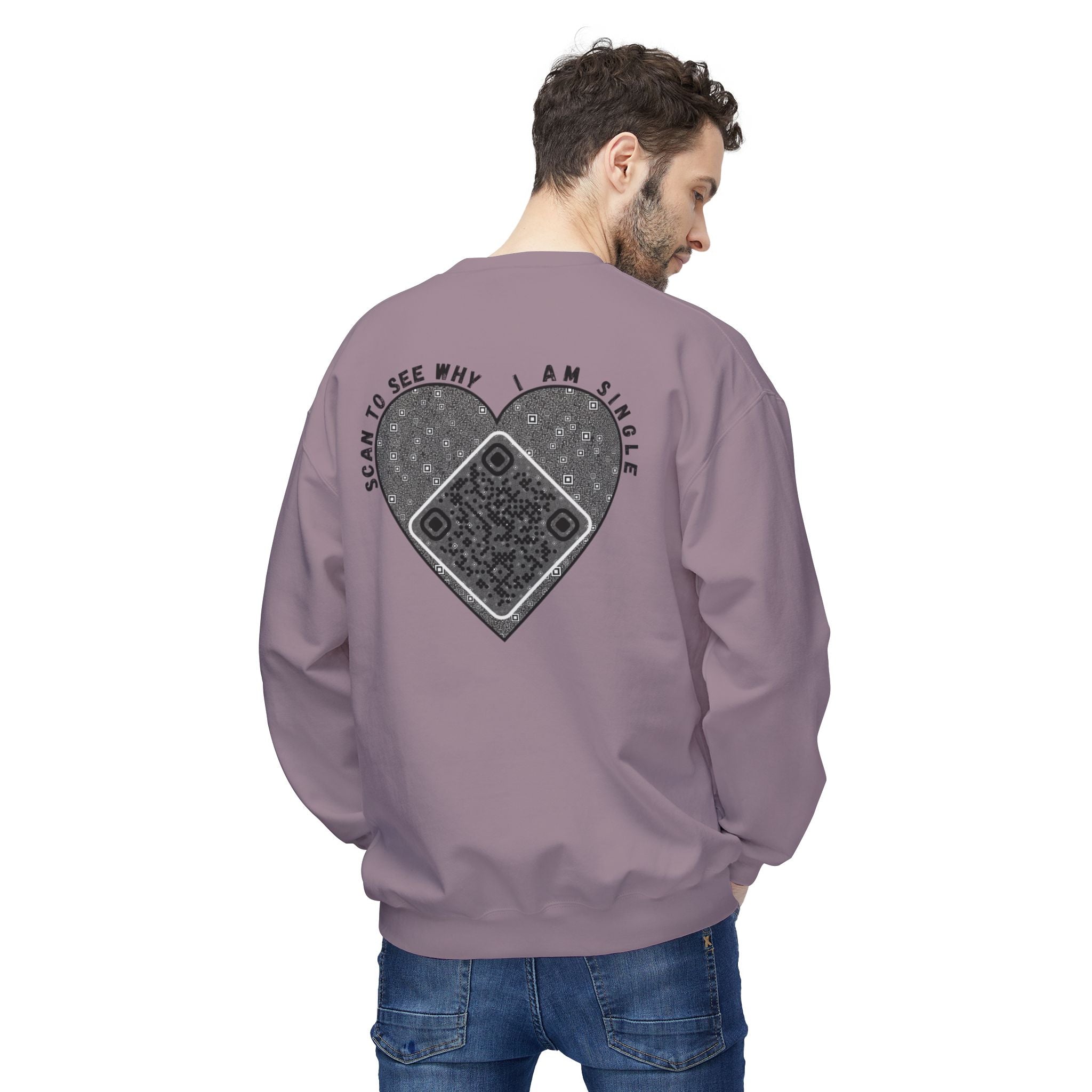 Heart QR Unisex Sweatshirt