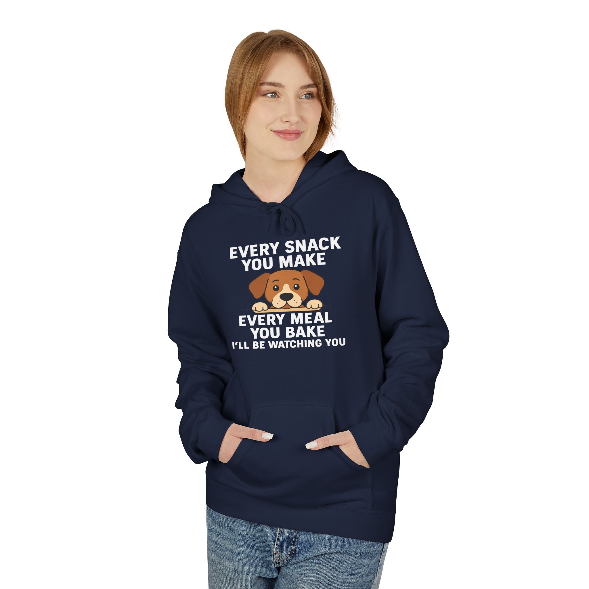 Dog Watching You Unisex Kangaroo Pocket Hoodie