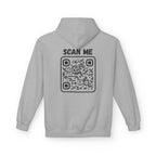 Scan For Nudes QR Man Kangaroo Pockets Hoodie