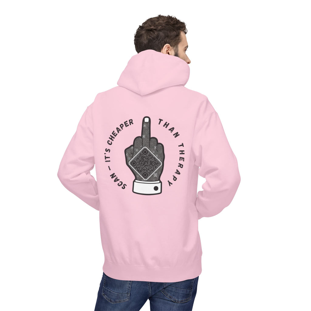 Attitude QR Unisex Kangaroo Pockets Hoodie