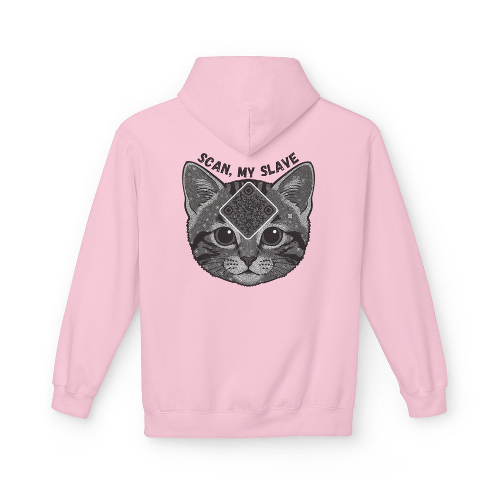 Cat QR Unisex Kangaroo Pockets Hoodie