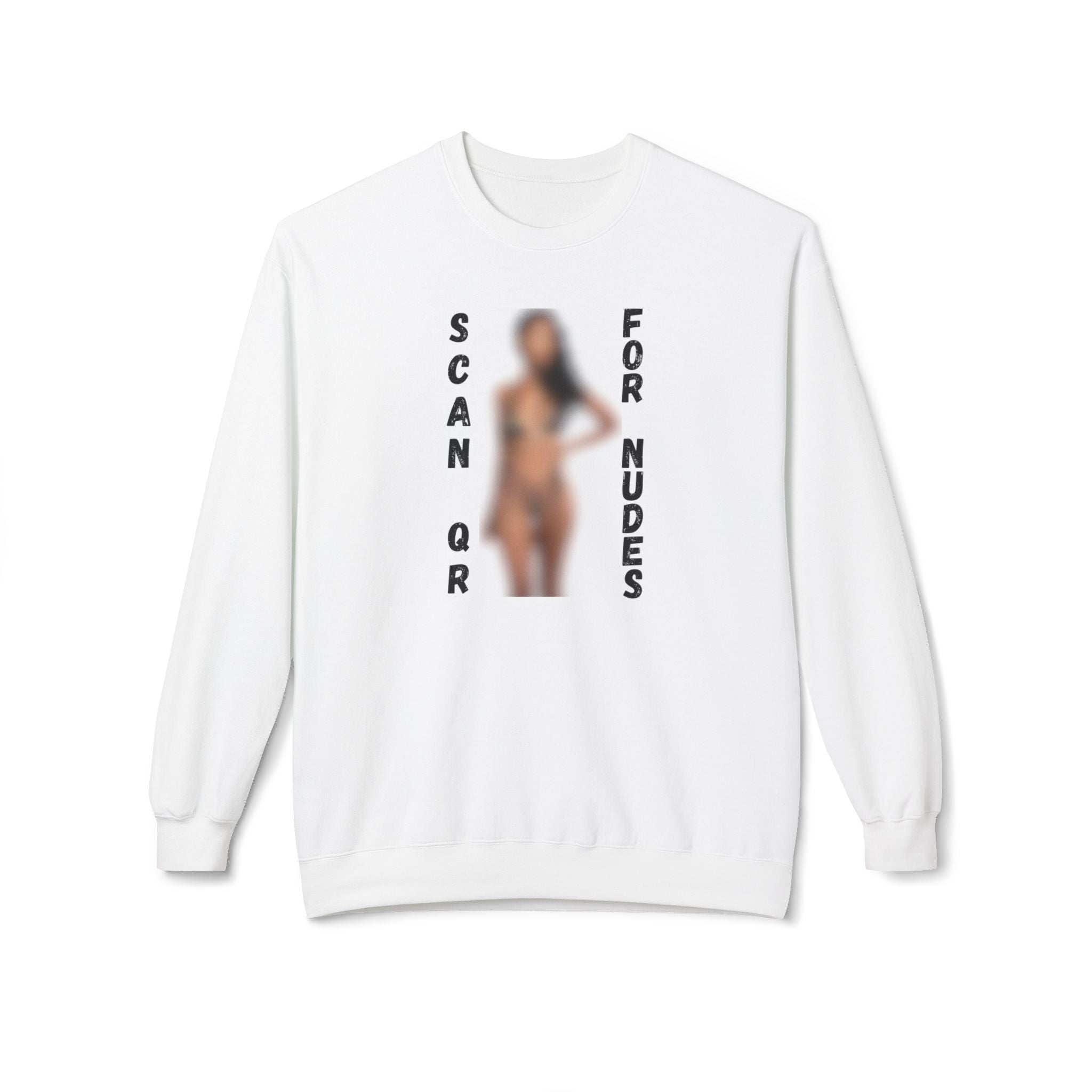 Scan For Nudes QR Woman Sweatshirt