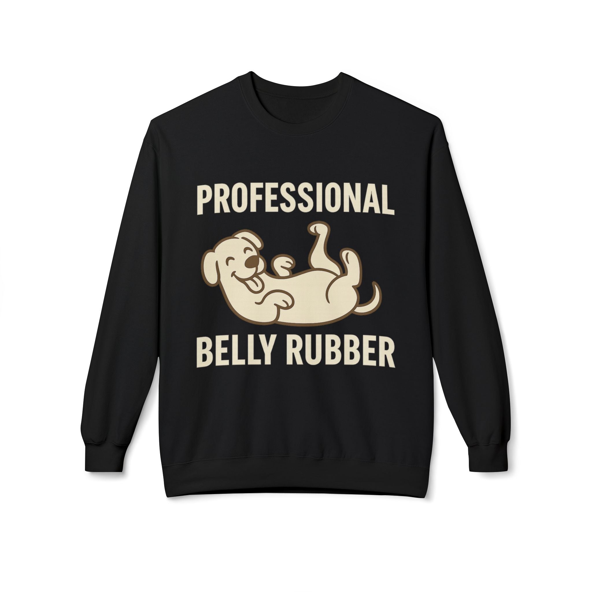 Dog Belly Rubber Unisex Sweatshirt