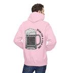 Beer Mug QR Unisex Kangaroo Pockets Hoodie