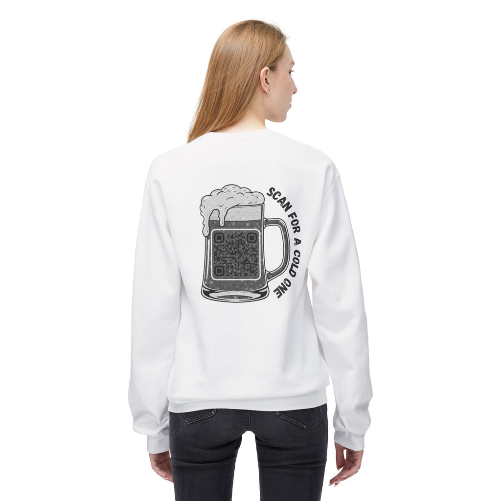 Beer Mug QR Unisex Sweatshirt
