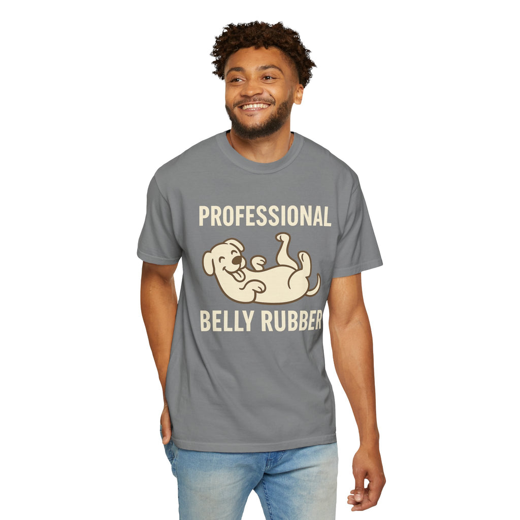 Dog Belly Rubber Unisex T-Shirt