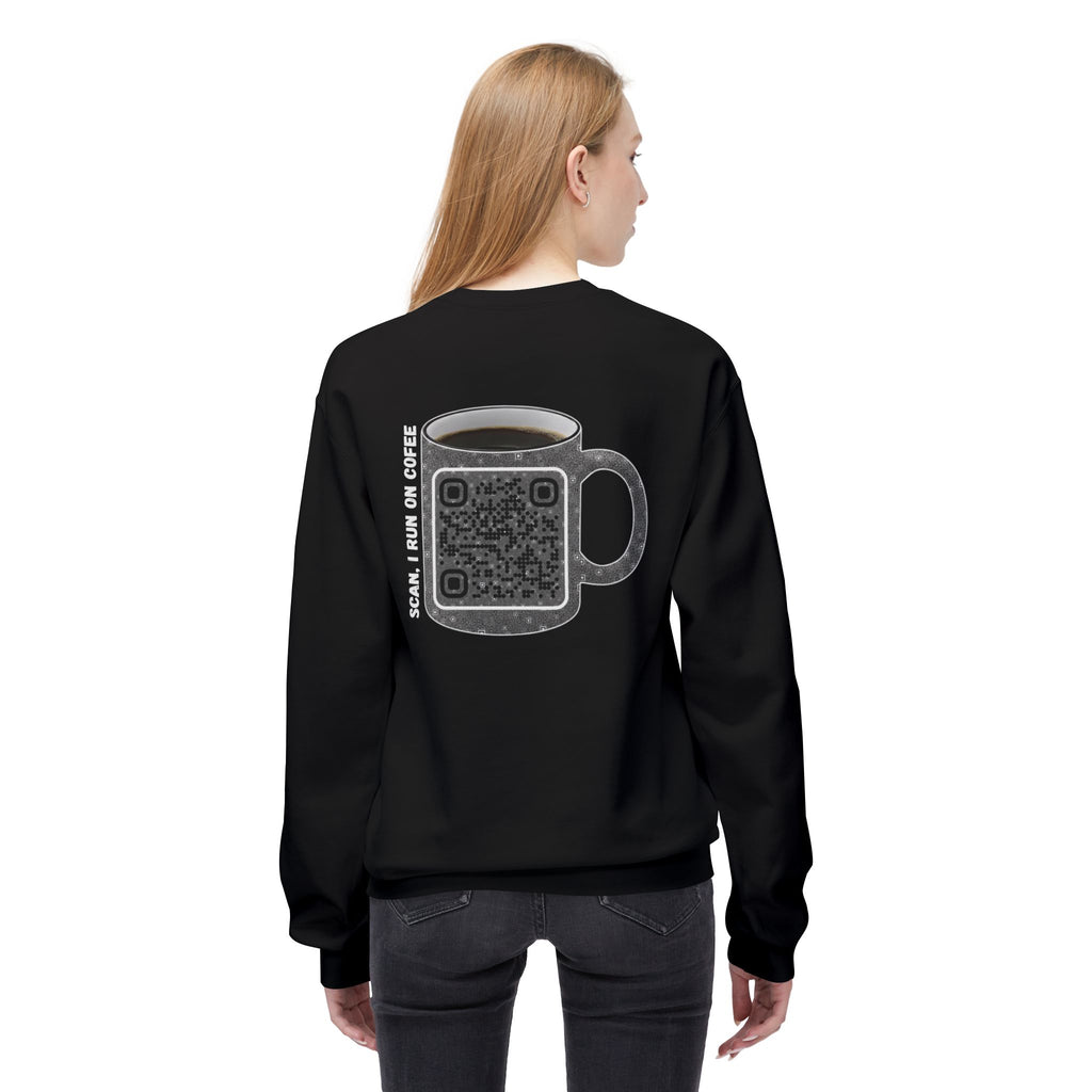 Caffeine QR Unisex Sweatshirt