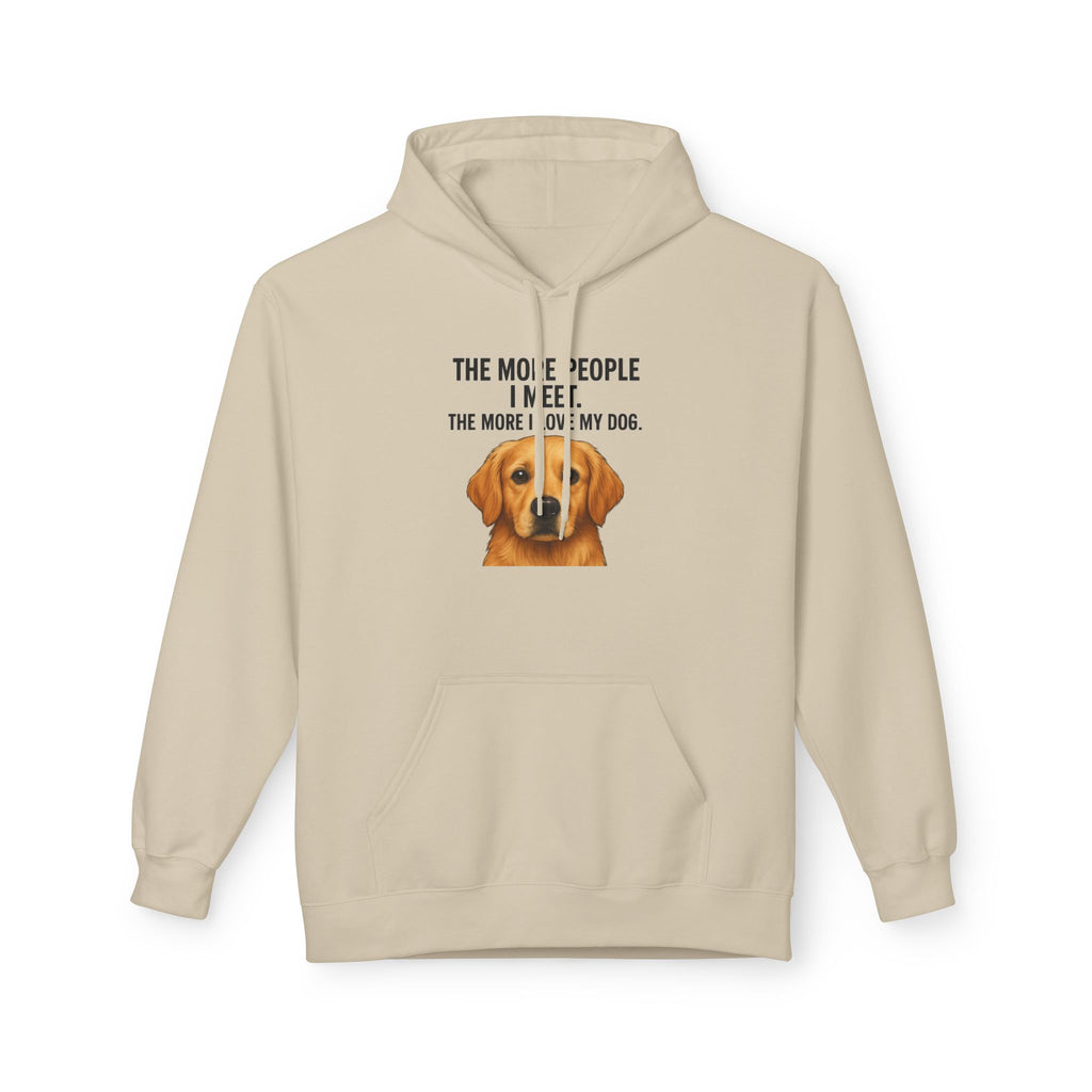 Love My Dog More Unisex Kangaroo Pocket Hoodie