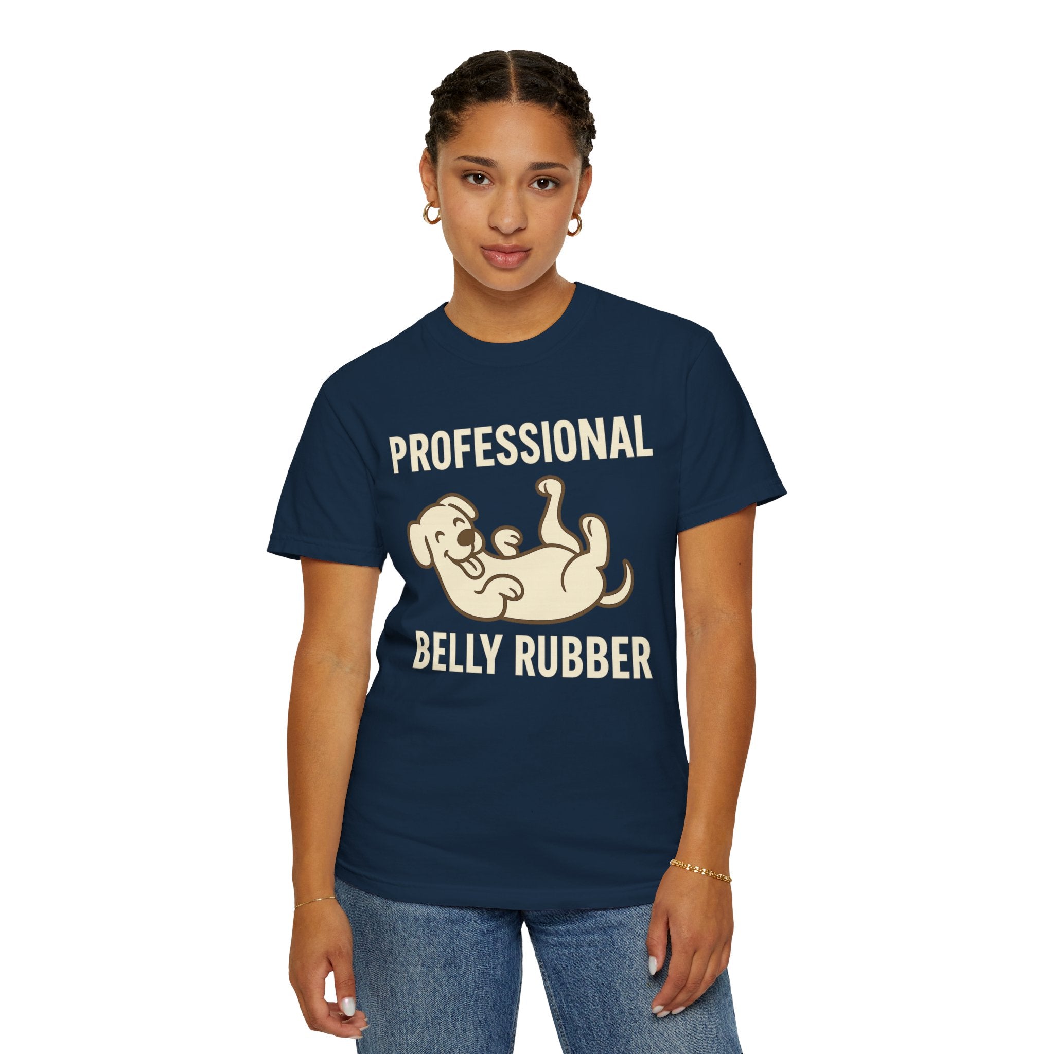 Dog Belly Rubber Unisex T-Shirt