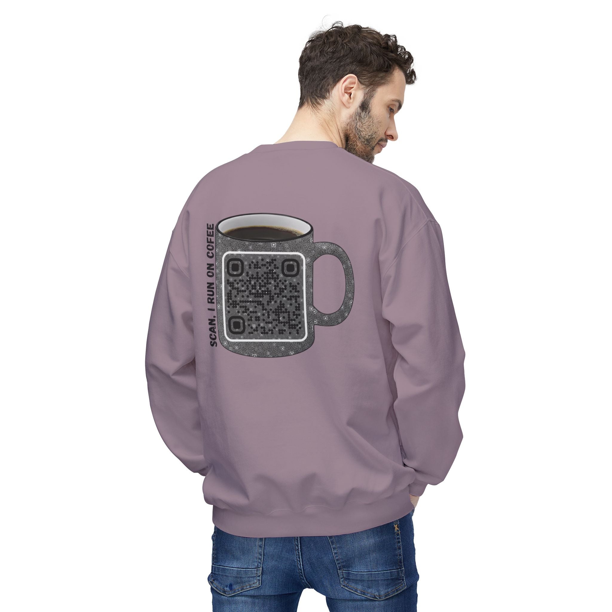 Caffeine QR Unisex Sweatshirt