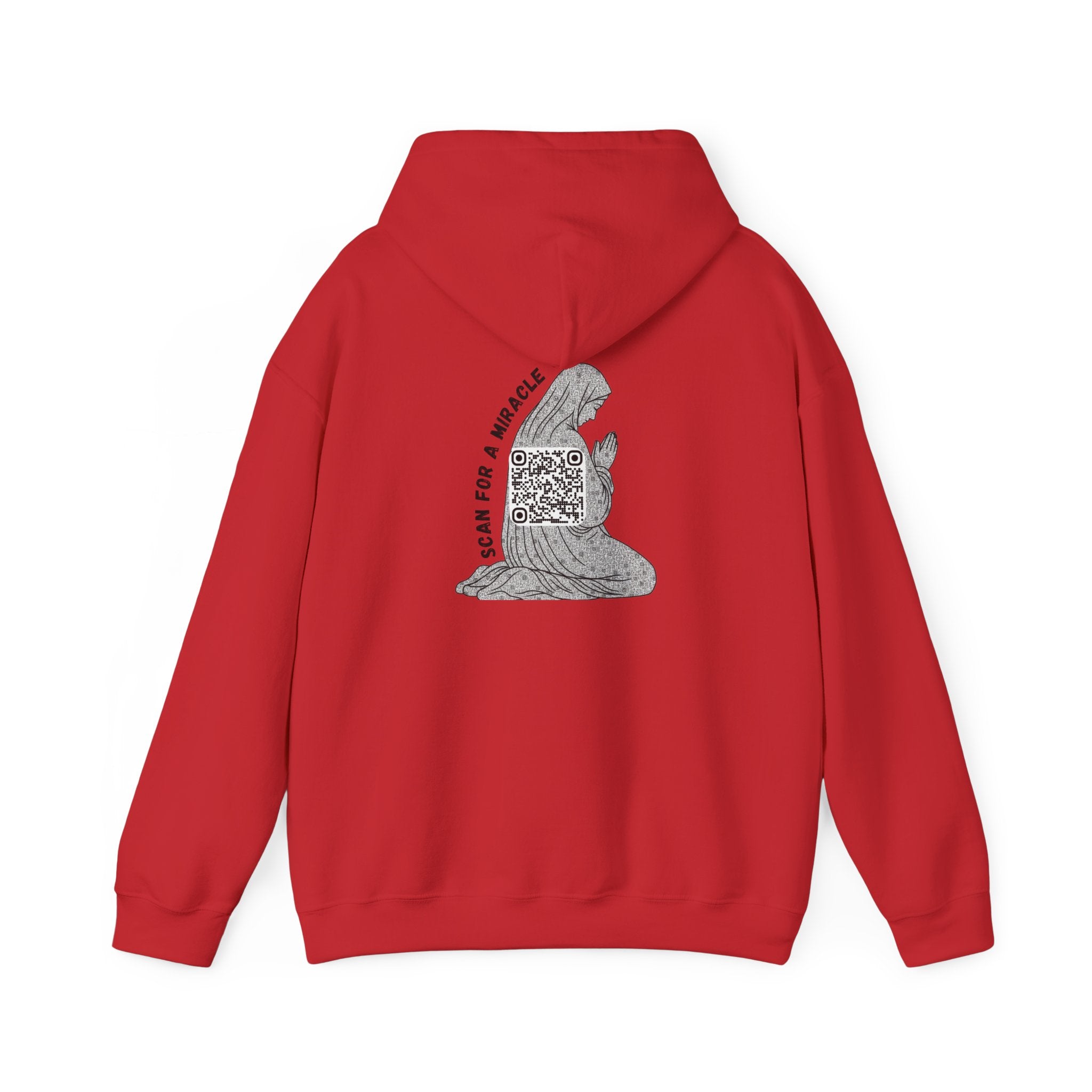 Miracle QR Unisex Kangaroo Pockets Hoodie