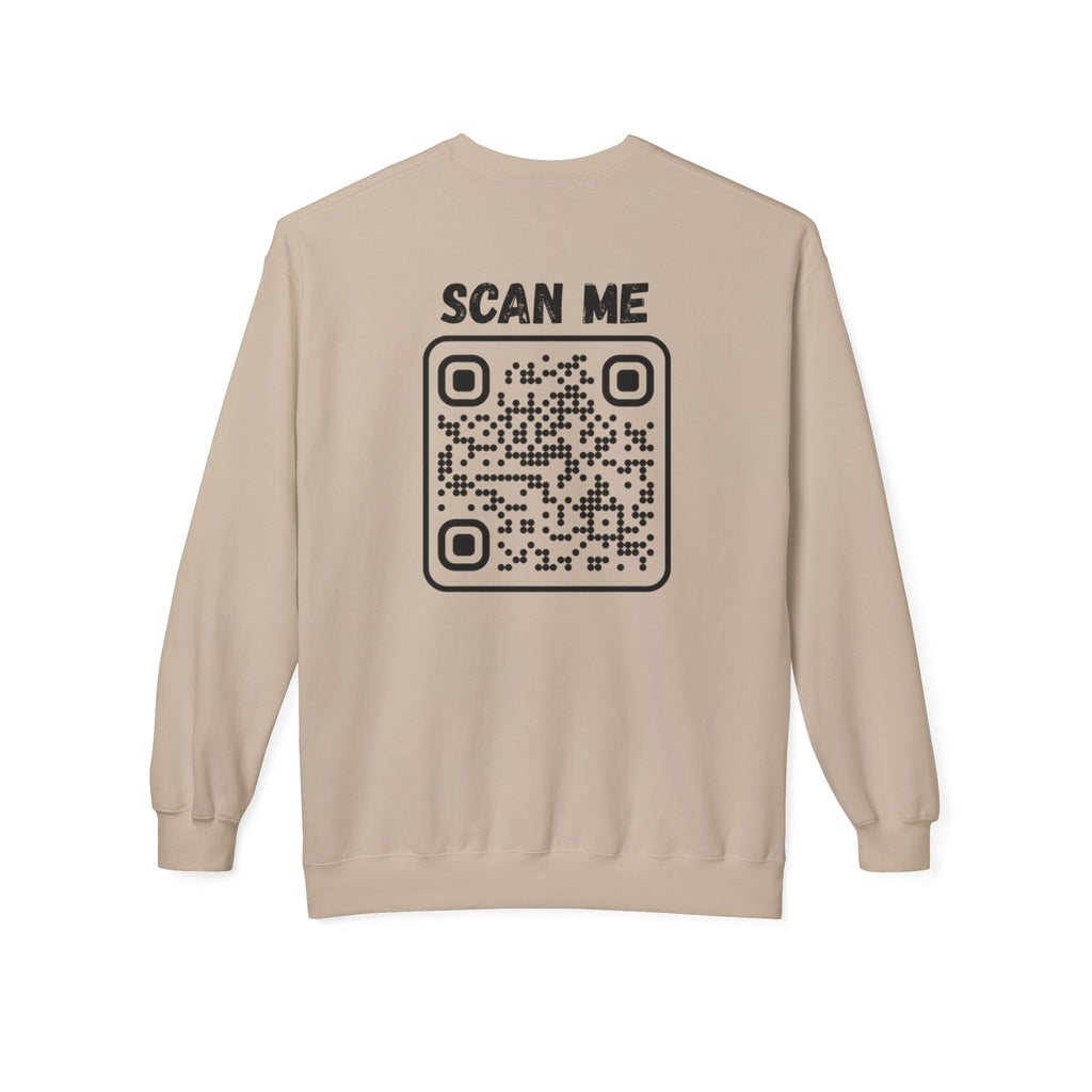 Scan For Nudes QR Man Sweatshirt