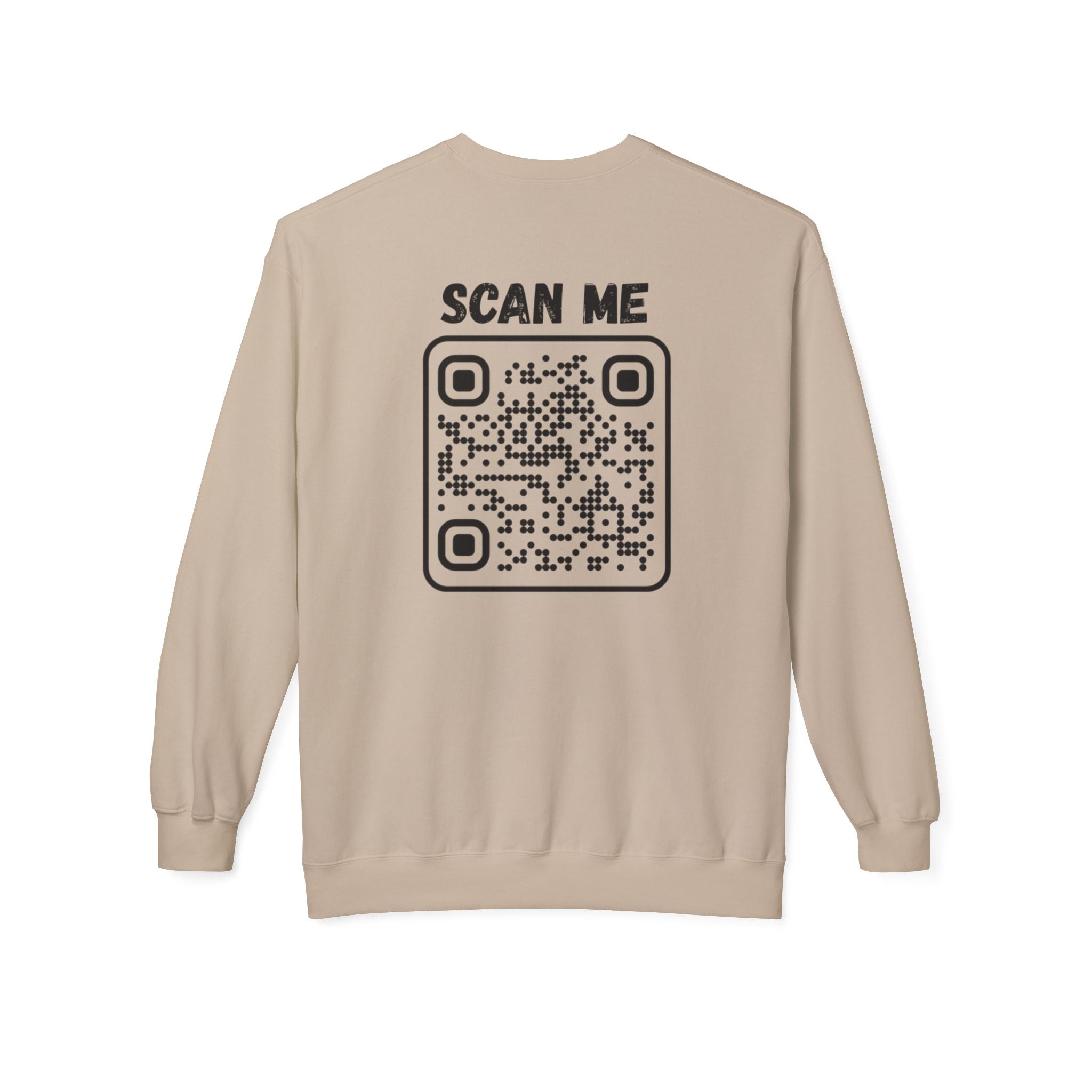 Scan For Nudes QR Man Sweatshirt