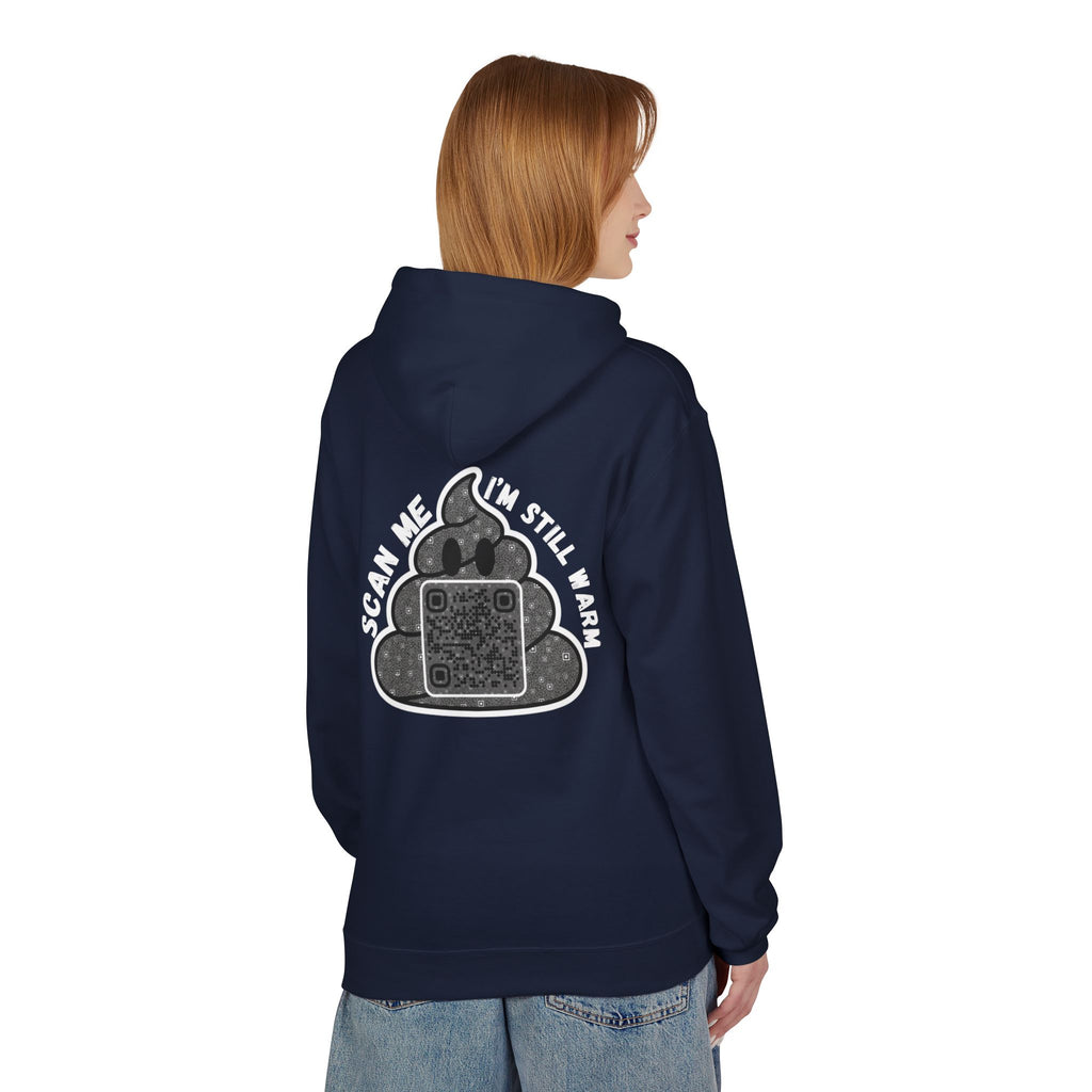 Poop QR Unisex Kangaroo Pockets Hoodie