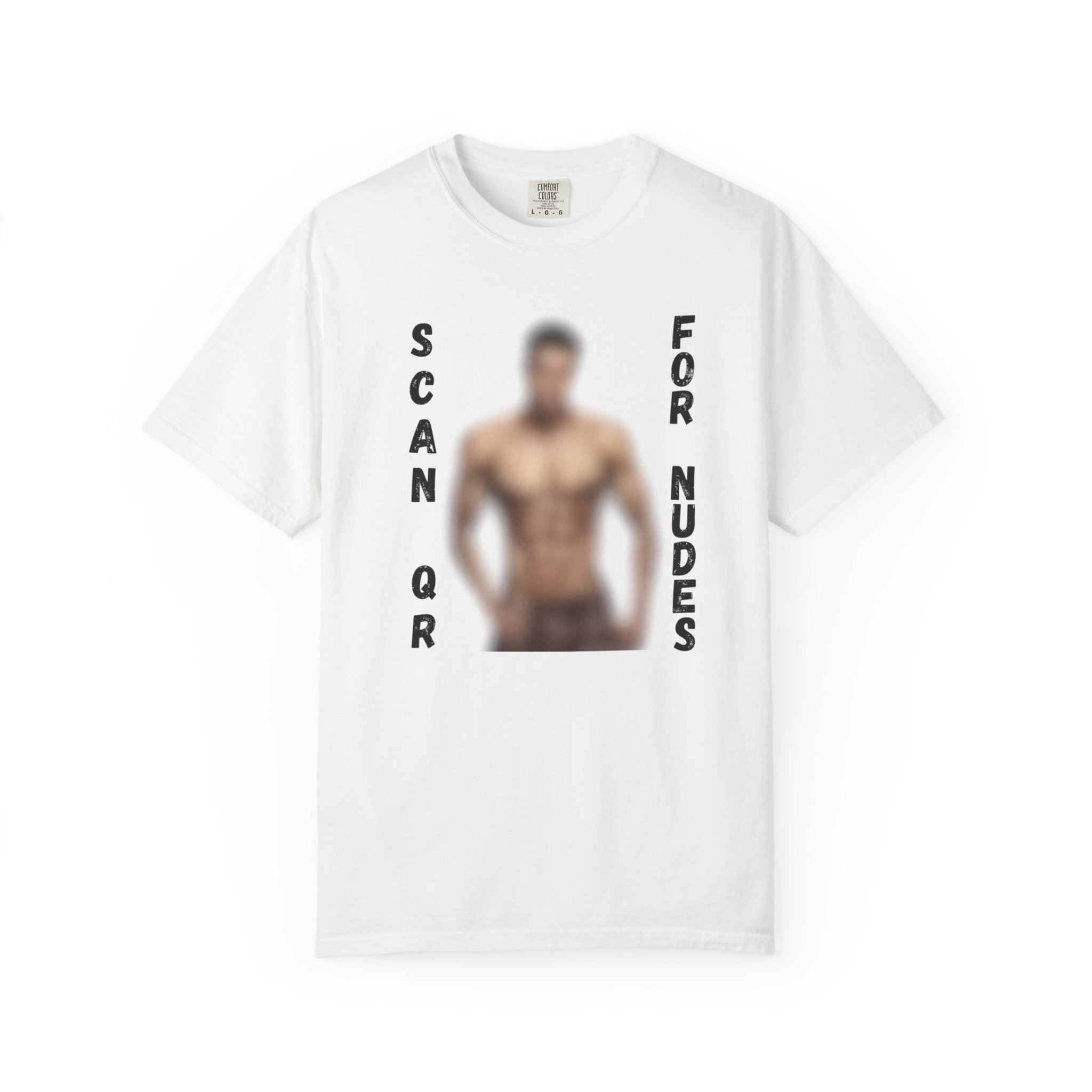 Scan For Nudes QR Man T-Shirt