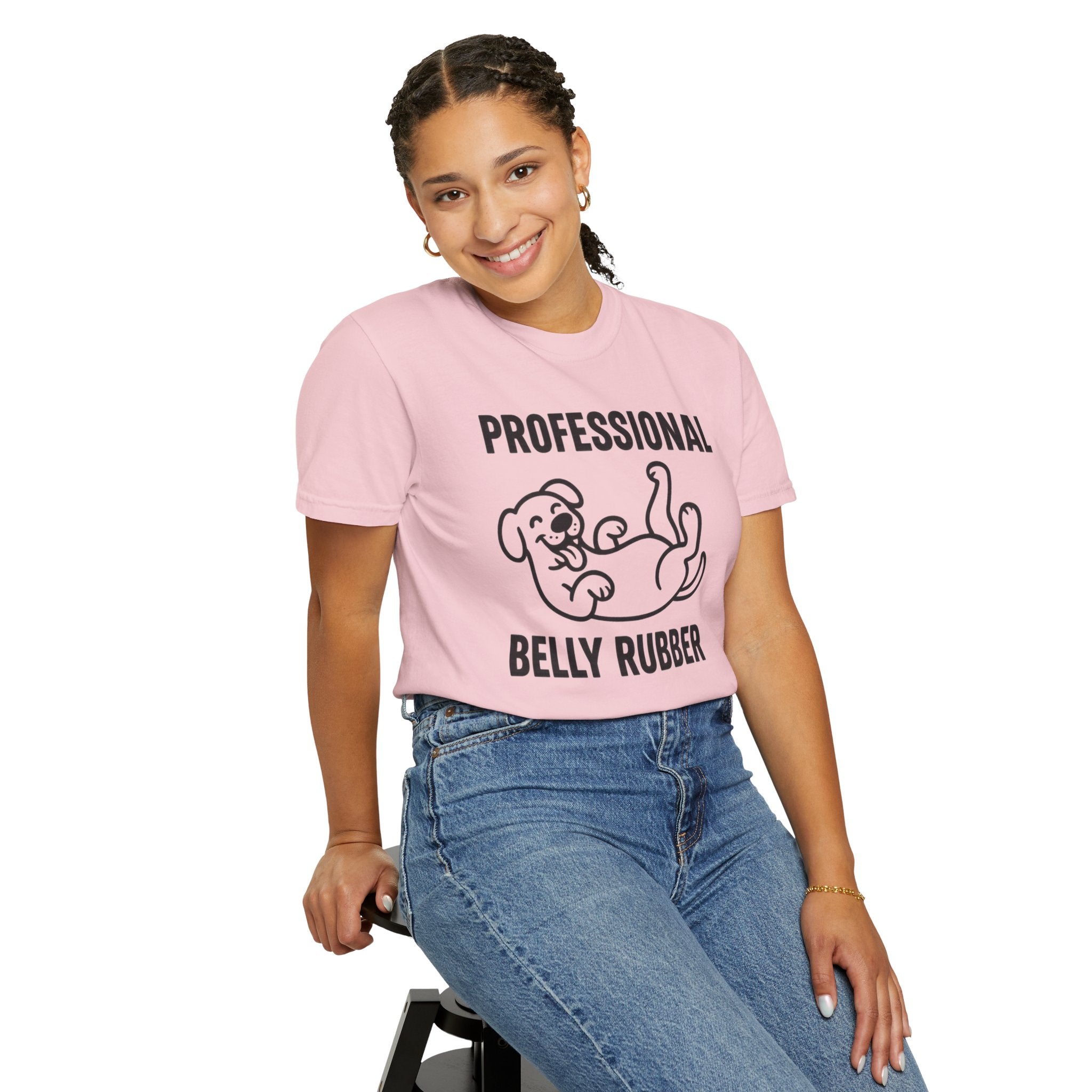 Dog Belly Rubber Unisex T-Shirt