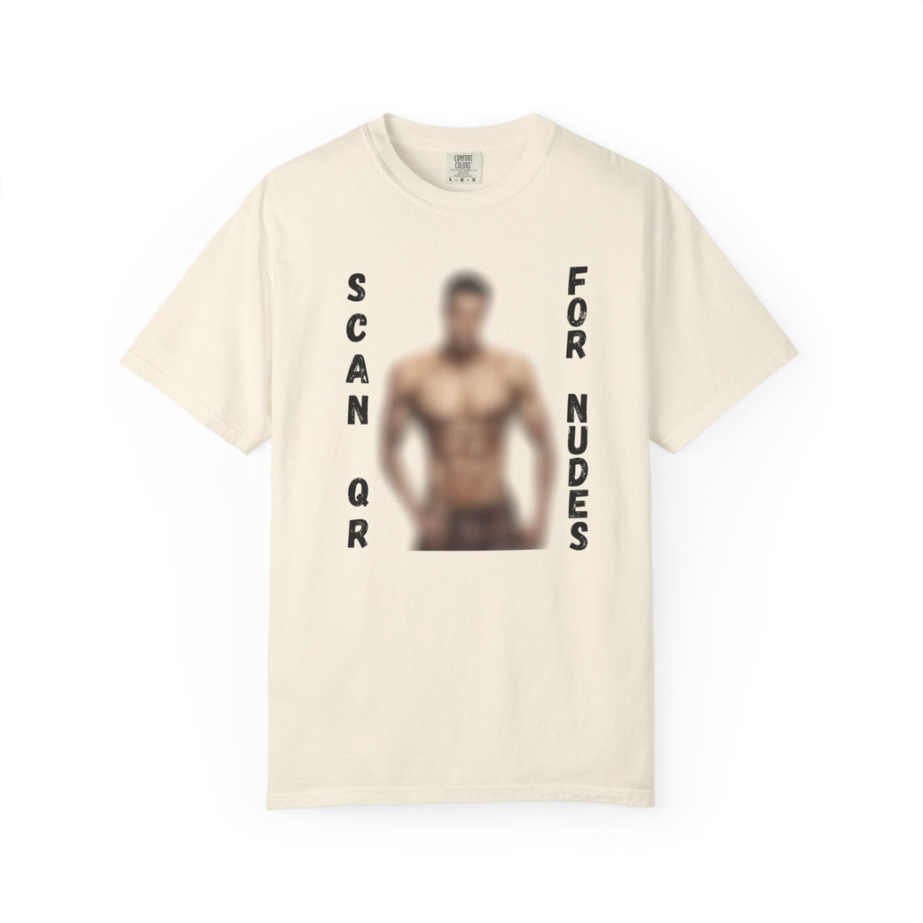 Scan For Nudes QR Man T-Shirt