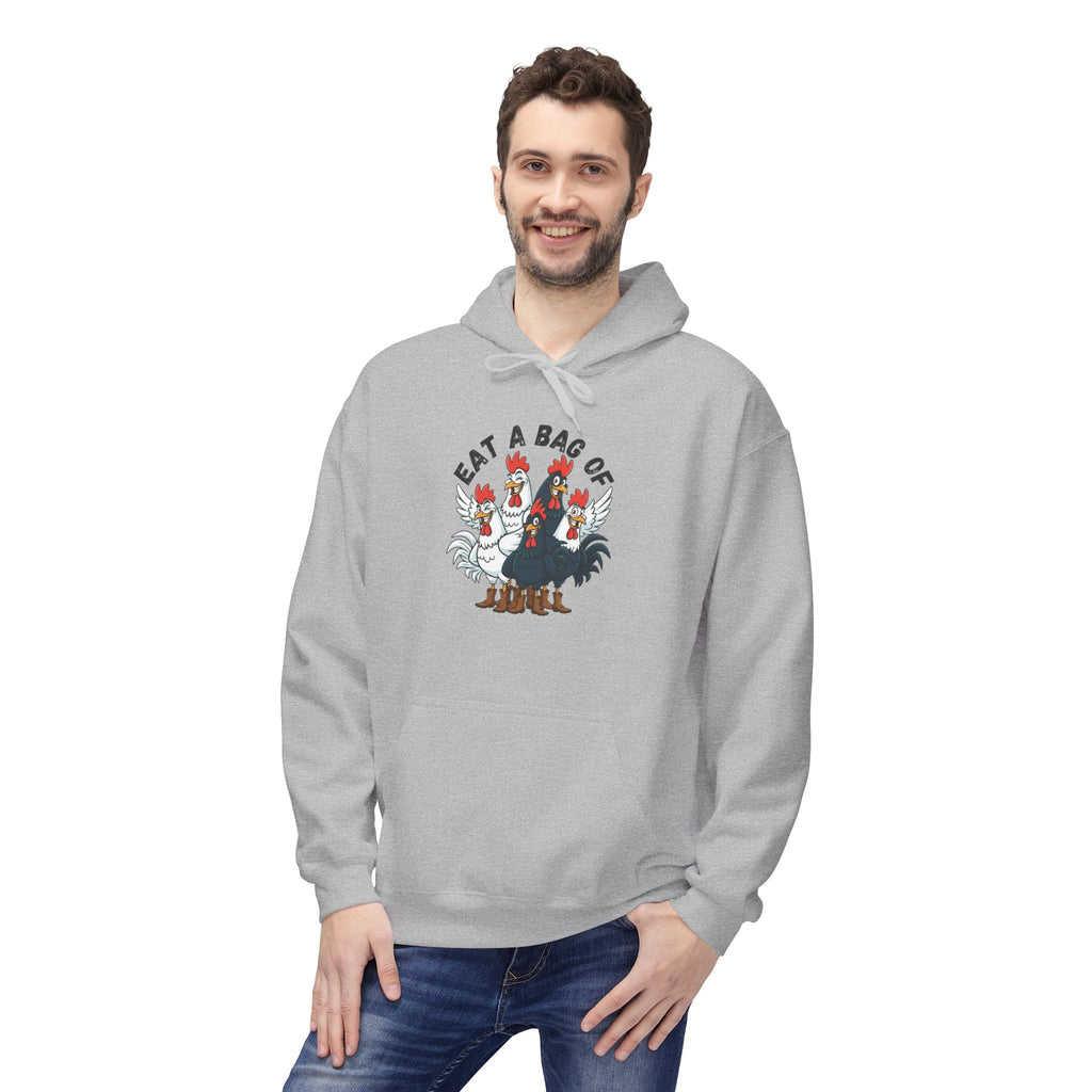 Eat a Bag of .... Funny Unisex Kangaroo Pockets Hoodie